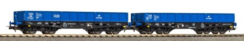 Go to product PIKO 28313 H0 - Set of 2 low-sided freight cars type 401Zb, PKP Cargo, ep.VI