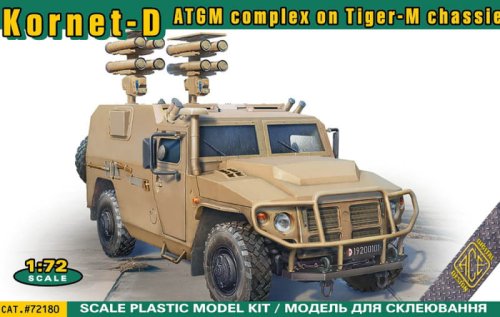 Go to product Ace 72180 - 1:72 Kornet-D ATGM Complex on Tiger-M Chassis