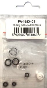 Fine-Art FA-198X-08 - Zestaw uszczelek do aerografów serii 198X