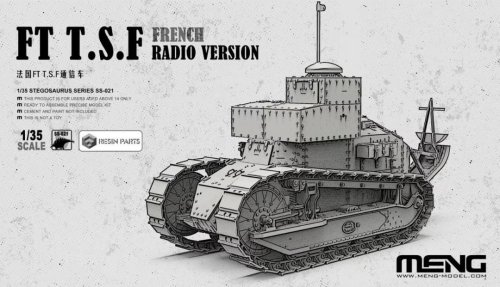 Go to product Meng Model SS021 - 1:35 French FT T.S.F. Radio Version