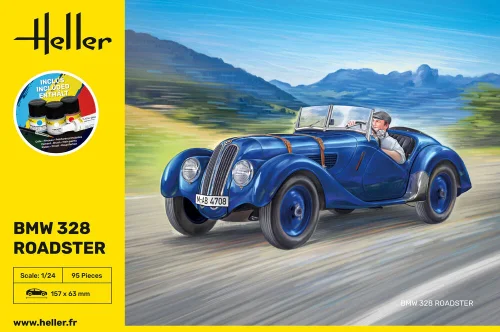 Go to product Heller 56701 - 1:24 BMW 328 Roadster model with paints