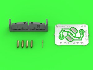 Master AM-48-185 - 1:48 P-51B Mustang - armament & gunsight detail set