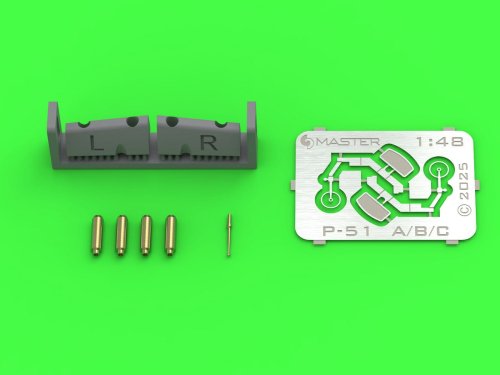 Go to product Master AM-48-185 - 1:48 P-51B Mustang - armament & gunsight detail set