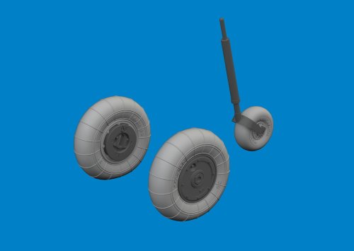 Go to product Eduard 632206 - 1:32 Bf 109K-4 wheels