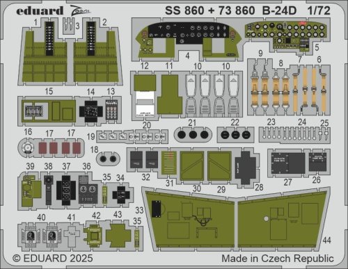 Go to product Eduard SS860 - 1:72 B-24D