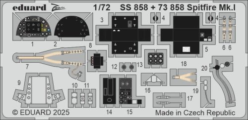 Go to product Eduard SS858 - 1:72 Spitfire Mk.I
