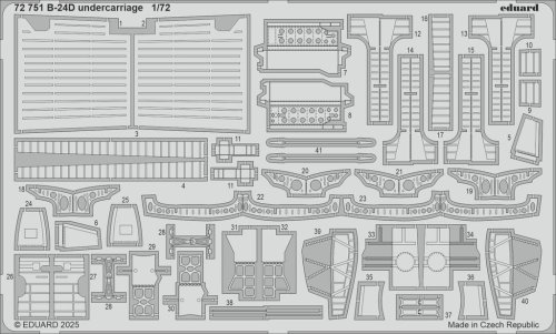Go to product Eduard 72751 - 1:72 B-24D undercarriage