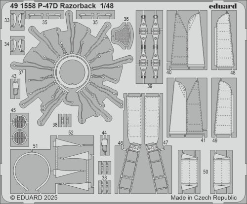 Go to product Eduard 491558 - 1:48 P-47D Razorback