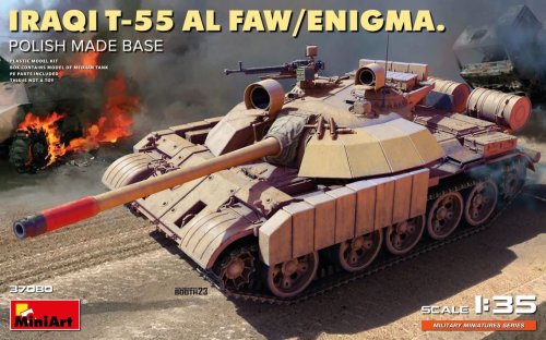 Go to product Miniart 37080 - 1:35 Iraqi T-55 Al Faw / Enigma Polish Made Base
