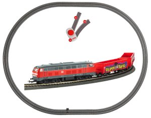 Piko 57032 H0 -  Starter set with BR 218 locomotive and Eaos freight cars DB AG