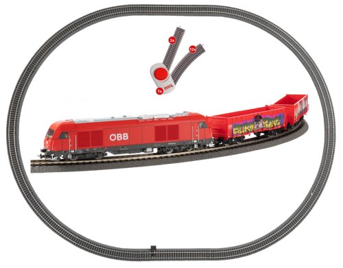 Go to product Piko 57033 H0 - Starter set with Rh 2016 locomotive and Eaos freight cars ÖBB