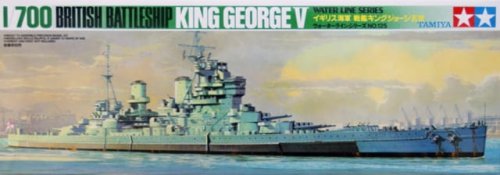 Go to product TAMIYA 77525 - 1:700 King George V - British Battleship