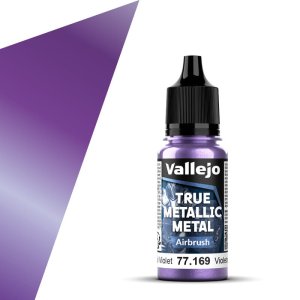 Vallejo 77169 - True Metallic Metal 169 Celestial Violet Airbrush acrylic paint 18 ml