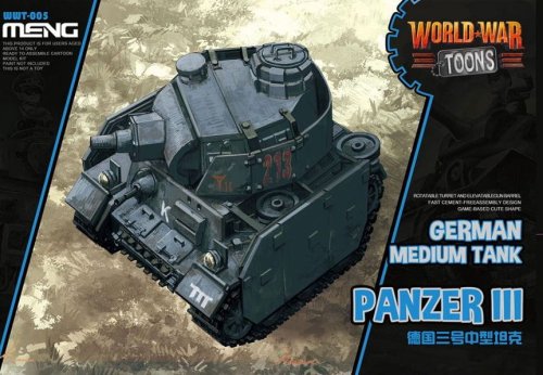 Go to product MENG MODEL WWT005 - Panzer III German Medium Tank