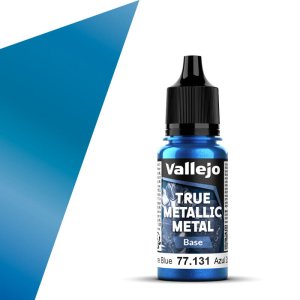 Vallejo 77131 - True Metallic Metal 131 Sapphire Blue Base acrylic paint 18 ml