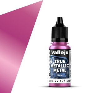 Vallejo 77127 - True Metallic Metal 127 Crimson Magenta Base acrylic paint 18 ml
