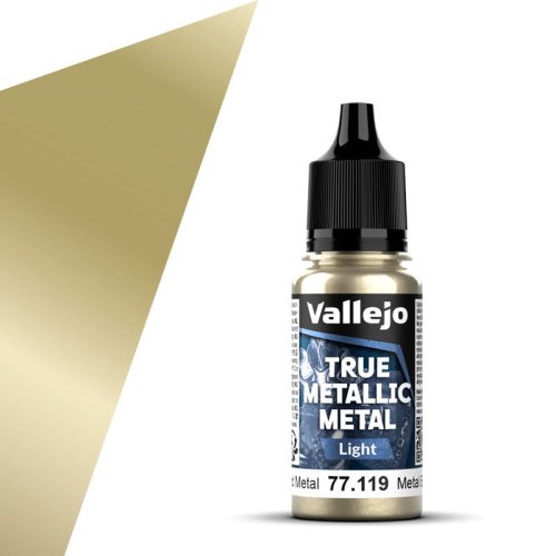 Go to product Vallejo 77119 - True Metallic Metal 119 Aged Metal Light acrylic paint 18 ml