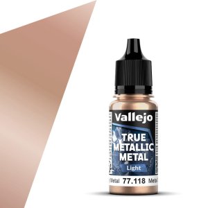 Vallejo 77118 - True Metallic Metal 118 Rusty Metal Light acrylic paint 18 ml