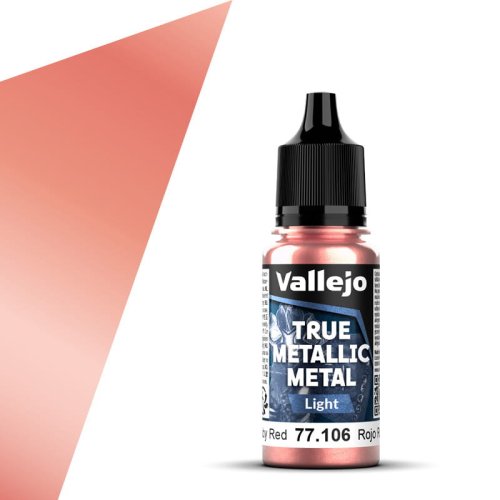 Go to product Vallejo 77106 - True Metallic Metal 106 Ruby Red Light acrylic paint 18 ml