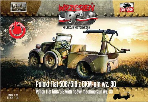 Go to product First To Fight 125 - September 1939 - 1:72 Polish Fiat 508/518 with wz.30 heavy machine gun