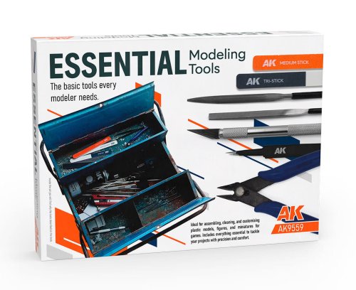 Go to product AK Interactive 9559 - Essential Modeling Tools