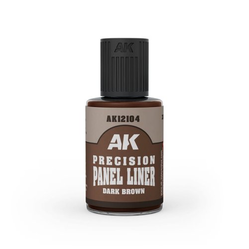 Go to product AK Interactive 12104 - Precision Panel Liner Dark Brown 30 ml