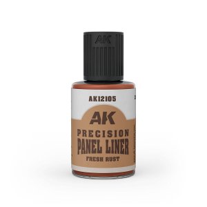 AK Interactive 12105 - Precision Panel Liner Fresh Rust 30 ml