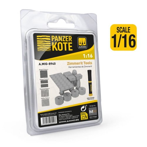 Go to product Ammo Mig 8940 - Panzer Kote Zimmerit Tools 1:16