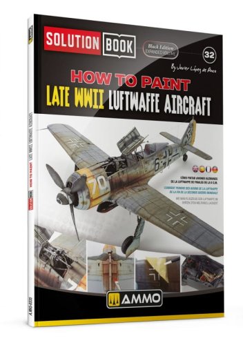 Go to product Ammo Mig 6535 - Solution Book Black Edition - How To Paint Late Wwii Luftwaffe Aircraft