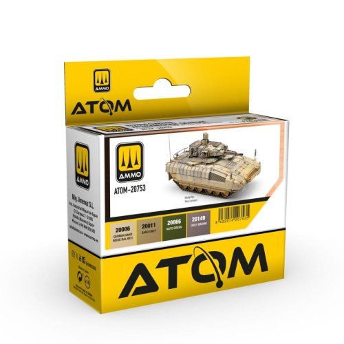 Go to product Ammo Mig 20753 - Atom Bundeswehr Afghanistan Scheme paint set