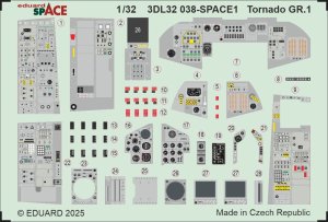 Eduard 3DL32038 - 1:32 Tornado GR.1 Space 3D Decals