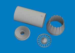 Eduard 672430 - 1:72 F-35C exhaust nozzle Print 3D