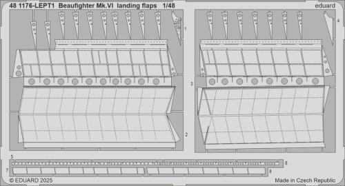 Go to product Eduard 481176 - 1:48 Beaufighter Mk.VI landing flaps
