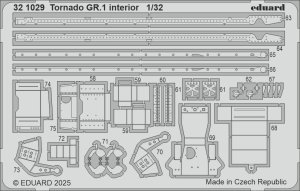 Eduard 321029 - 1:32 Tornado GR.1 interior
