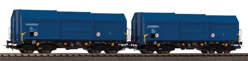 Go to product Piko 28307 H0 - Set of two VTG telescopic hood freight wagons, ep.VI