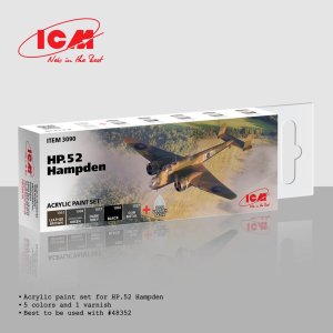 ICM 3090 - HP.52 Hampden acrylic paint set