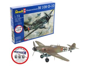 Revell 74160 - 1:72 Messerschmitt Bf 109 G-10 model with paints