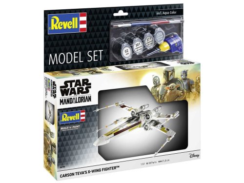 Go to product Revell 66790 - 1:57  Star Wars Mandalorian Carson Teva's X-Wing Fighter model with paints