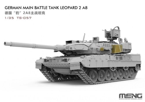 Go to product Meng Model TS057 - 1:35 Leopard 2 A8 German Main Battle Tank