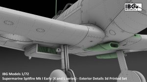 IBG 72U083 - 1:72 Spitfire Mk.I/II Exterior detail set