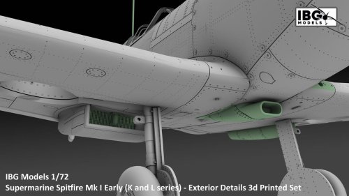Go to product IBG 72U083 - 1:72 Spitfire Mk.I/II Exterior detail set