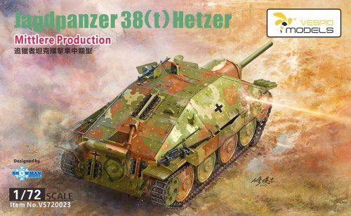 Go to product Vespid Models VS720023 - 1:72 Jagdpanzer 38(t) Hetzer - Mittlere Production