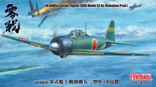 Go to product Fine Molds FZ04 - 1:48 IJN A6M5a Carrier Fighter Zero Model 52 Ko - Nakajima Production