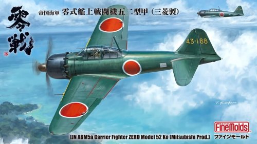 Go to product Fine Molds FZ03 - 1:48 IJN A6M5a Carrier Fighter Zero Model 52 Ko - Mitsubishi Production