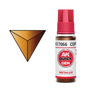 AK Interactive 17066 - Quick Gen paint Copper 18 ml