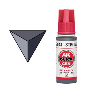 AK Interactive 17044 - Quick Gen paint Strong Grey 18 ml