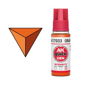 AK Interactive 17033 - Quick Gen paint Orange 18 ml