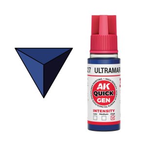 AK Interactive 17027 - Quick Gen paint Ultramarine Blue 18 ml
