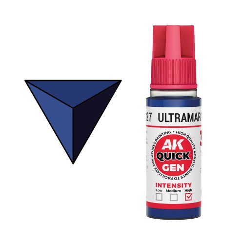 Go to product AK Interactive 17027 - Quick Gen paint Ultramarine Blue 18 ml