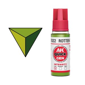 AK Interactive 17022 - Quick Gen paint Rotten Green 18 ml